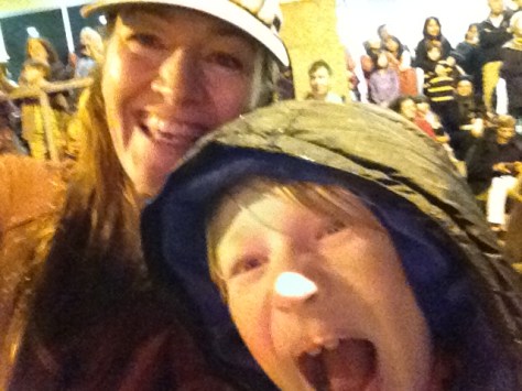 This child isn't related to me in any way but was kind enough to stand in for this photo depicting a joyous holiday occasion.